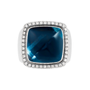 Bague Pain de Sucre topaze blue london