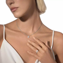 Joy pear-cut necklace