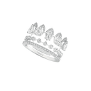 Alliance Desert Bloom Bague Diamant Or Blanc