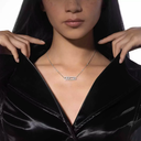 Move Classique pavé necklace, large model