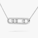Move Classique pavé necklace, large model