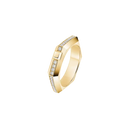 Moderniste pavé ring, small model