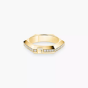Bague Moderniste pavée, petit modèle