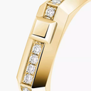 Moderniste pavé ring, small model