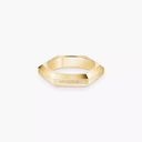 Bague Moderniste pavée, petit modèle