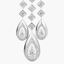 Boucles d'oreilles longues Fiery
