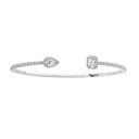 My Twin Skinny 0,15ct x2 Bracelet Diamant Or Blanc
