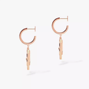 Lucky Move white mother-of-pearl drop earrings