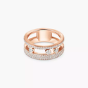 Bague Move Romane pavée, petit modèle
