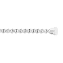 Bracelet ligne diamants or blanc 750/1000e