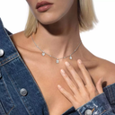 My Twin drop pendant necklace