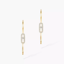 Boucles d'oreilles créoles Move Uno, grand modèle
