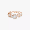Bague solitaire Move Link, petit modèle