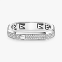 Moderniste two-finger ring