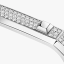 Bague 2 doigts pavée Moderniste