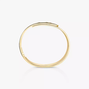 Bracelet manchette Move Noa ciselé semi-pavé
