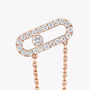 Boucles d'oreilles chaîne et puce Move Uno