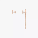 Boucles d'oreilles chaîne et puce Move Uno