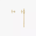 Boucles d'oreilles chaîne et puce Move Uno