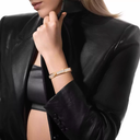 Moderniste pavé bracelet, extra-large model