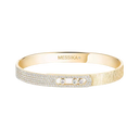 Move Noa chiseled half pavé bracelet, medium model
