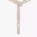 Collier cravate Imperial Move pavé, moyen modèle