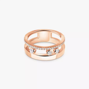 Bague Move Romane semi-pavée, petit modèle