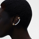 Earcuff Droite De Perles Menottes Dinh Van