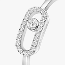 Move Uno half pavé ring