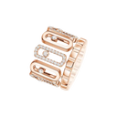 Bague Move Iconica Bague Diamant Or Rose