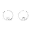 Le Cube Diamant Hoop Earrings