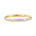 Bracelet Moderniste pavé, moyen modèle
