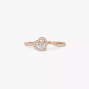 Bague solitaire Joy taille cœur, petit modèle