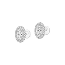 Boucles d'oreilles Divine Enigma taille ovale