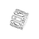 Bague Move Iconica Bague Diamant Or Blanc
