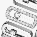 Bague Move Iconica Bague Diamant Or Blanc