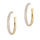 Créoles Divine Enigma GM Boucles d'oreilles Diamant Or Jaune