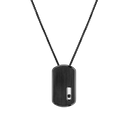 Collier pendentif Move Titanium noir