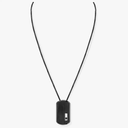 Move Titanium black pendant necklace