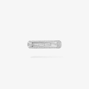 Groove clip earrings White Gold Diamond Earrings