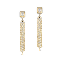 Boucles d'oreilles pompon D-Vibes 0,50ct