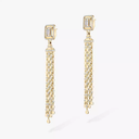 Boucles d'oreilles pompon D-Vibes 0,50ct