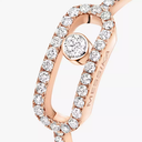 Bague Move Uno pavée, grand modèle
