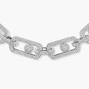 Collier maillons 3 rangs So Move pavé