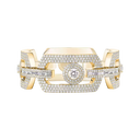 So Move Max pavé cuff bracelet