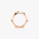 Bague Moderniste pavée, moyen modèle