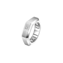 Moderniste brushed ring, medium model