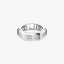 Moderniste brushed ring, medium model
