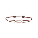 Bracelet cordon Move Uno chocolat