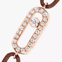Bracelet cordon Move Uno chocolat